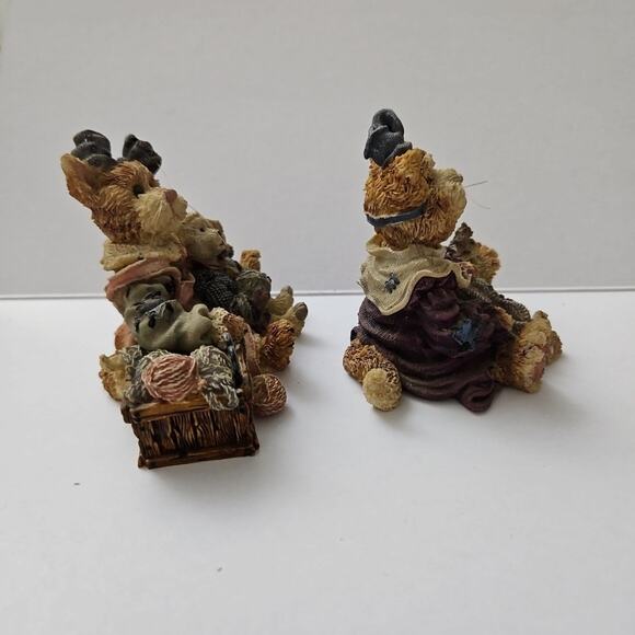 Boyds Bears Purrstone Clawdette Fuzzface & Wuly / Maddy Puddytat Cat Nap 1999 - Picture 8 of 16